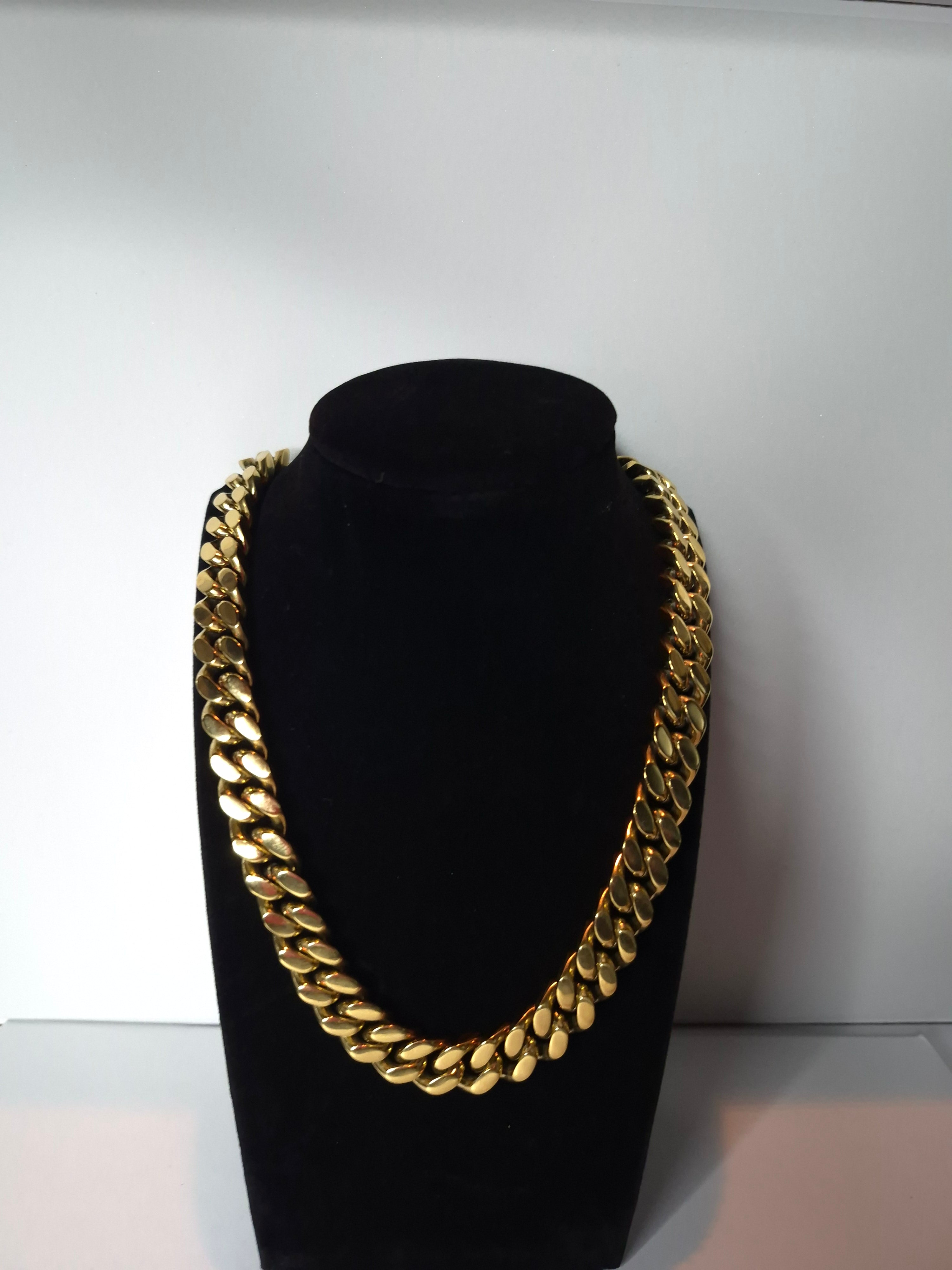 Regal Chain – Lant Placat cu Aur 18K Marime Medie Premium | Goldenera