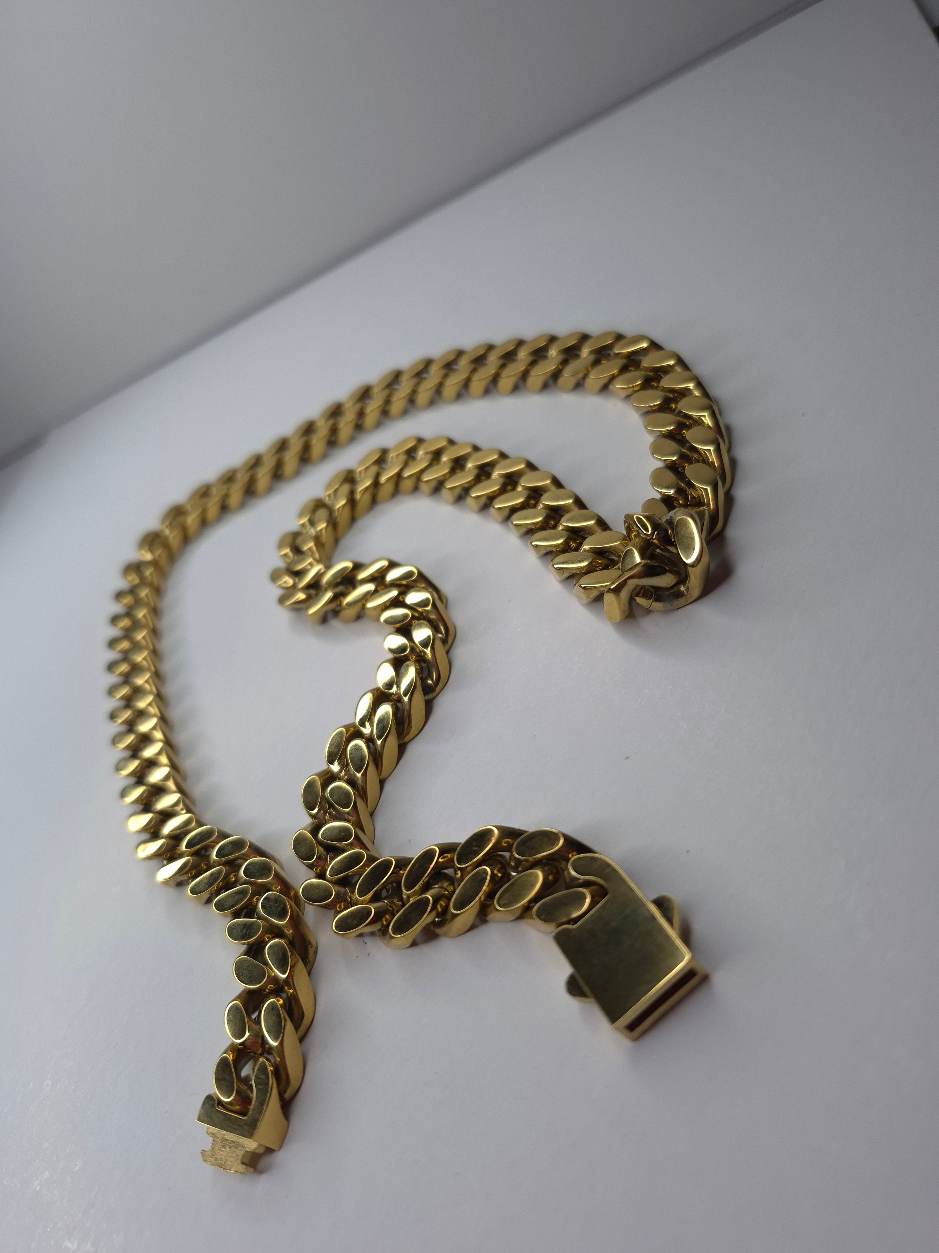 Regal Chain – Lant Placat cu Aur 18K Marime Medie Premium | Goldenera