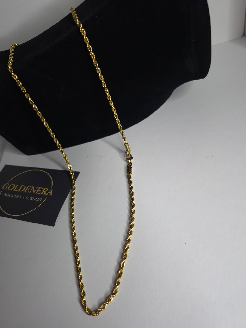 Royal Weave – Colier împletit de lux placat cu aur 18K