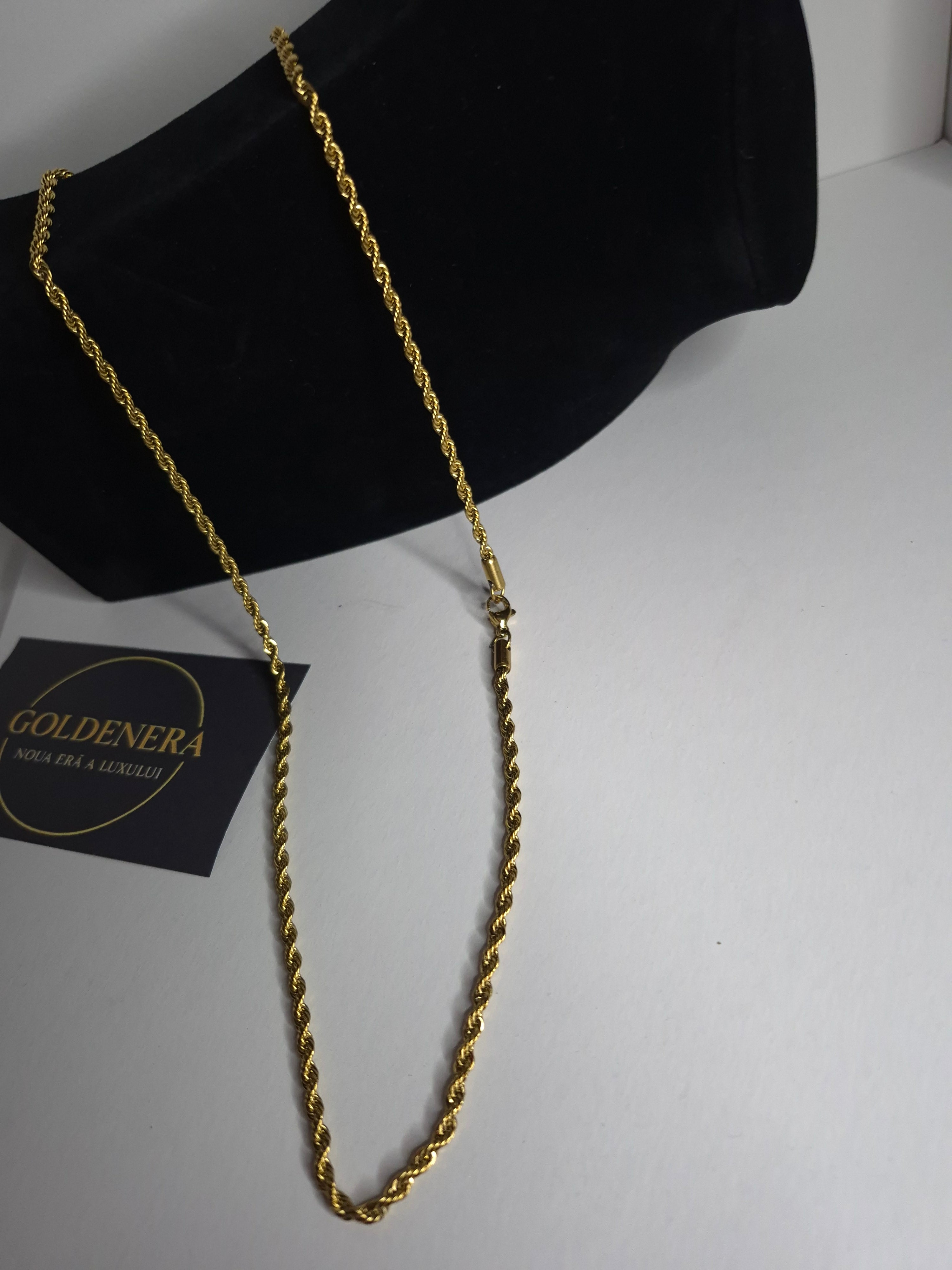 Royal Weave – Colier împletit de lux placat cu aur 18K