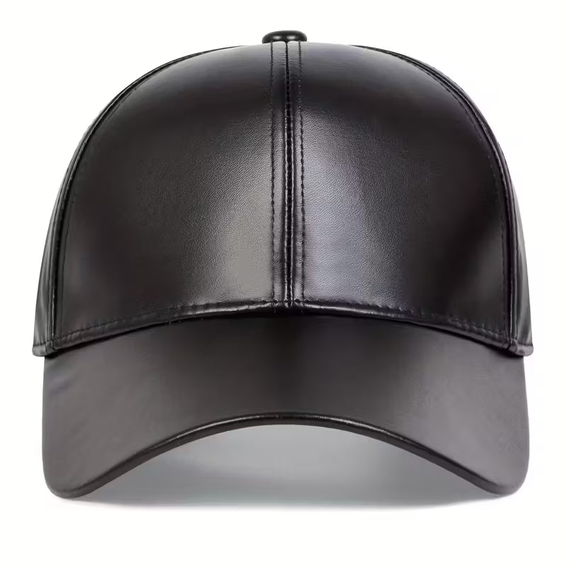 Șapcă din piele PU – Look cool, confort de top